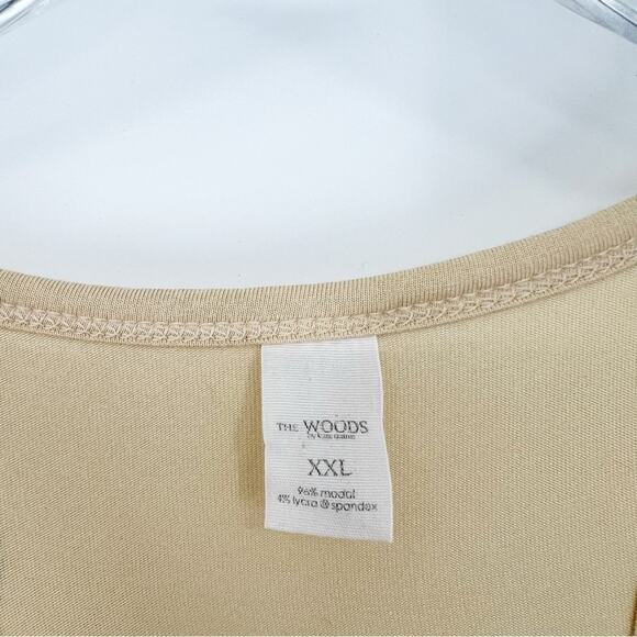 The Woods by Kate Quinn Seabirds Racerback Tank Top XXL Tan - Picture 5 of 5